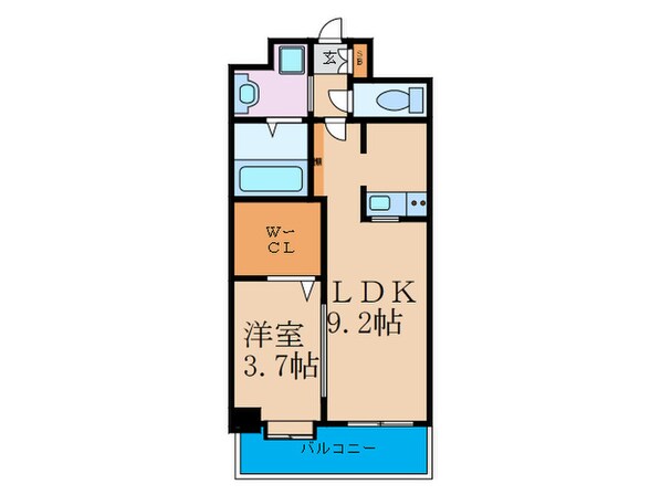 ｴ-ﾙﾘﾍﾞﾙﾃ大阪ＷＥＳＴの物件間取画像